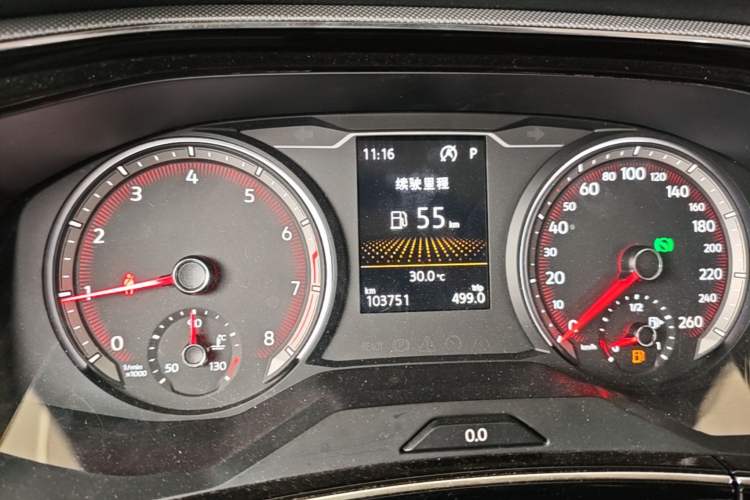 Used Volkswagen Tayron 2019 Teramont Edition 280TSI Two-Wheel Drive Luxury Model China VI Standard Instrument Cluster