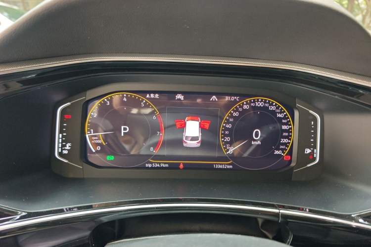Used Volkswagen Tayron 2019 330TSI Two-Wheel-Drive Luxury Plus China VI Standard Instrument Cluster