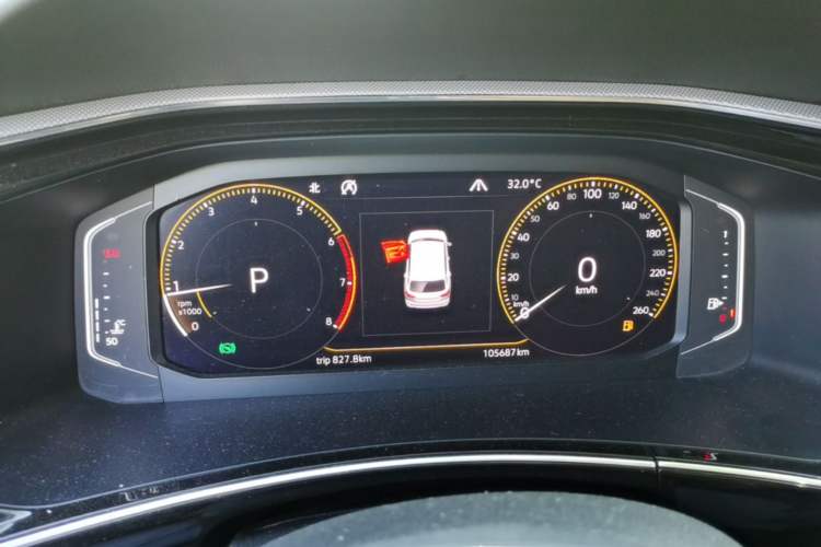 Used Volkswagen Tayron 2019 330TSI Two-Wheel Drive Luxury Model China VI Standard Instrument Cluster