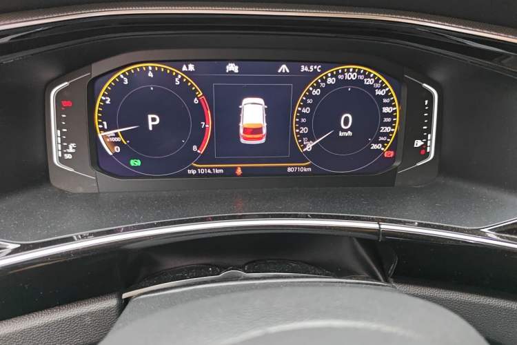 Used Volkswagen Tayron 2019 330TSI Two-Wheel-Drive Luxury Plus China VI Standard Odometer Close Up