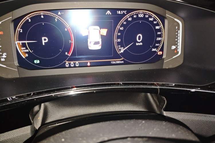 Used Volkswagen Tayron 2019 380TSI All-Wheel Drive R-Line China V-standard Odometer Close Up