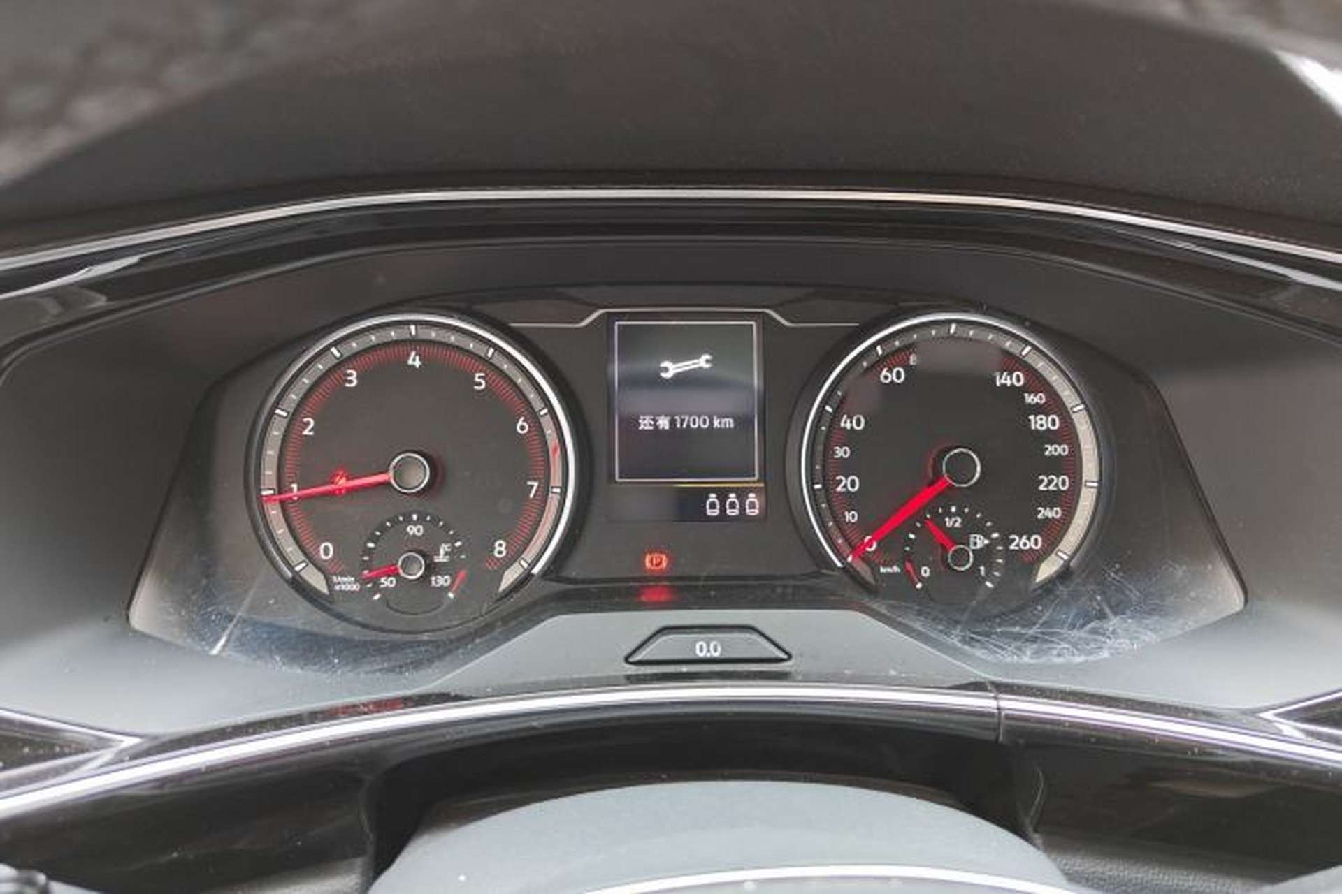 Used Volkswagen Tayron 2019 330TSI Two-Wheel-Drive Luxury Version China V Emission Standard Instrument Cluster