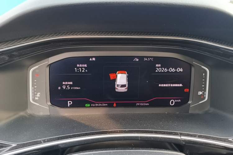 Used Volkswagen Tayron 2019 380TSI Four-Wheel Drive Flagship Version China V Standard Instrument Cluster
