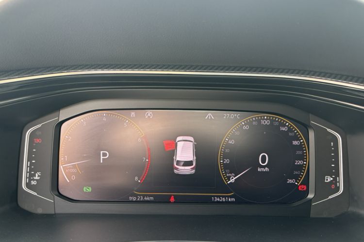 Used Volkswagen Tayron 2019 380TSI Four-Wheel Drive Prestige Model China VI Standard Odometer Close Up