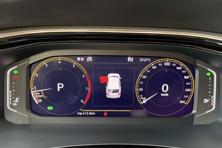 Used Volkswagen Tayron 2019 330TSI Two-Wheel Drive Luxury Model China VI Standard Instrument Cluster