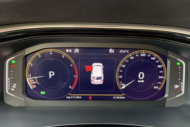 Used Volkswagen Tayron 2019 330TSI Two-Wheel Drive Luxury Model China VI Standard Odometer Close Up