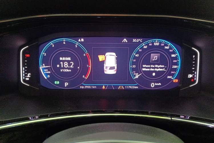 Used Volkswagen Tayron 2019 380TSI Four-Wheel Drive Flagship Model China VI Standard Instrument Cluster