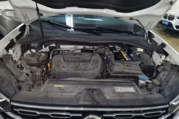 Used Volkswagen Tayron 2019 330TSI Two-Wheel Drive Luxury Model China VI Standard Engine Bay