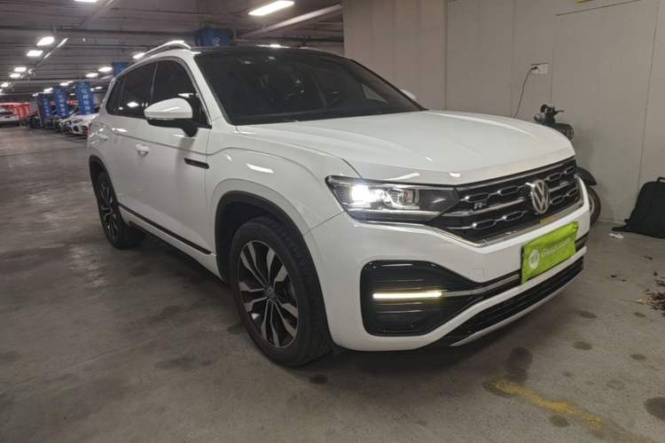 Used Volkswagen Tayron 2019 380TSI Four-Wheel Drive R-Line China VI-standard Front Right 45 Deg