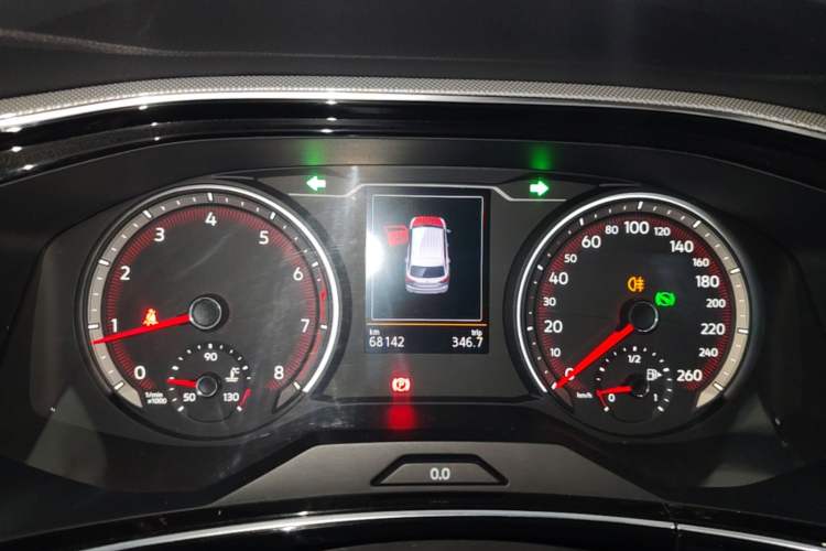 Used Volkswagen Tayron 2019 330TSI Two-Wheel-Drive Luxury Version China V Emission Standard Instrument Cluster
