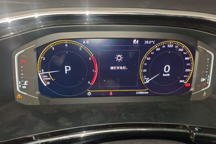Used Volkswagen Tayron 2019 330TSI Two-Wheel Drive Luxury Model China VI Standard Instrument Cluster