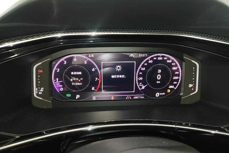 Used Volkswagen Tayron 2019 380TSI Four-Wheel Drive Prestige Model China VI Standard Instrument Cluster