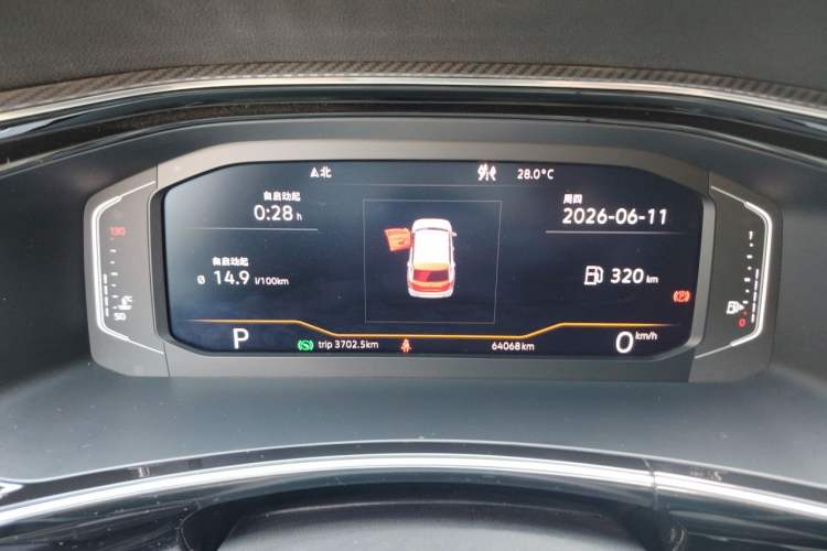 Used Volkswagen Tayron 2019 380TSI Four-Wheel Drive R-Line China VI-standard Instrument Cluster
