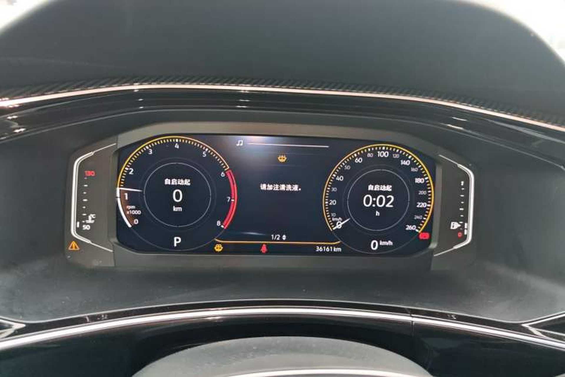 Used Volkswagen Tayron 2019 380TSI Four-Wheel Drive Prestige Model China VI Standard Instrument Cluster