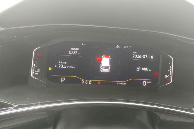 Used Volkswagen Tayron 2019 380TSI Four-Wheel Drive R-Line China VI-standard Instrument Cluster
