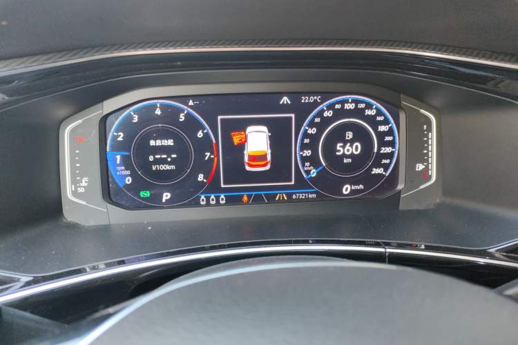 Used Volkswagen Tayron 2019 380TSI Four-Wheel Drive Prestige Model China VI Standard Instrument Cluster