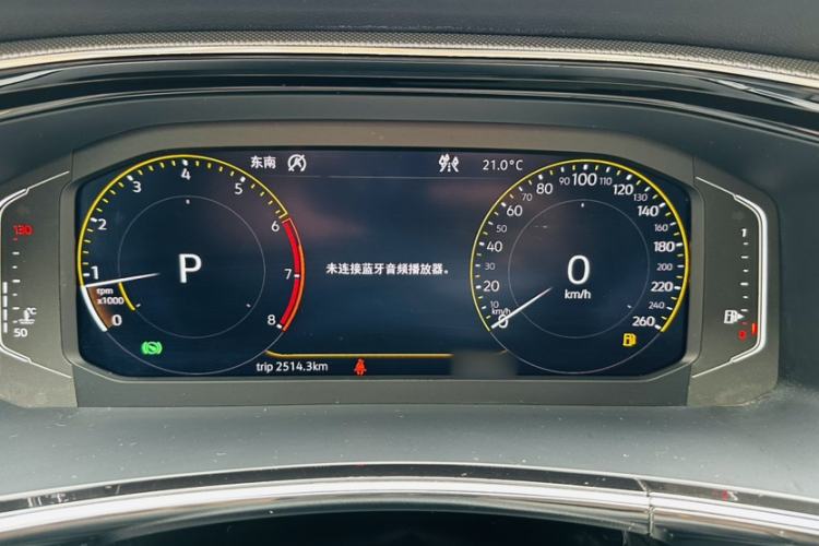 Used Volkswagen Tayron 2019 330TSI Two-Wheel-Drive Luxury Plus China VI Standard Instrument Cluster