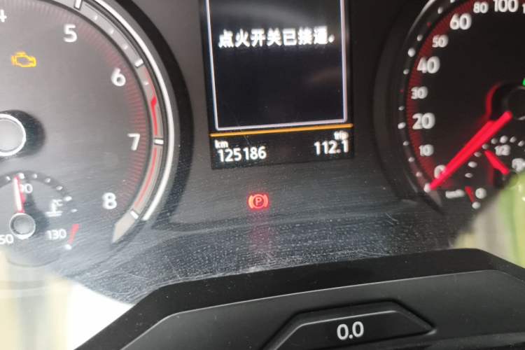 Used Volkswagen Tayron 2019 330TSI Two-Wheel-Drive Luxury Version China V Emission Standard Odometer Close Up