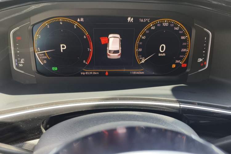 Used Volkswagen Tayron 2019 380TSI All-Wheel Drive R-Line China V-standard Odometer Close Up
