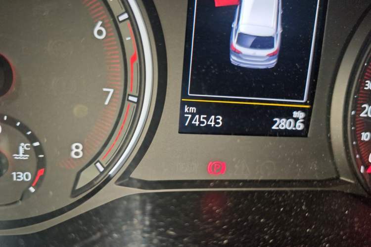 Used Volkswagen Tayron 2019 330TSI Four-Wheel Drive Luxury Version China VI Standard Odometer Close Up