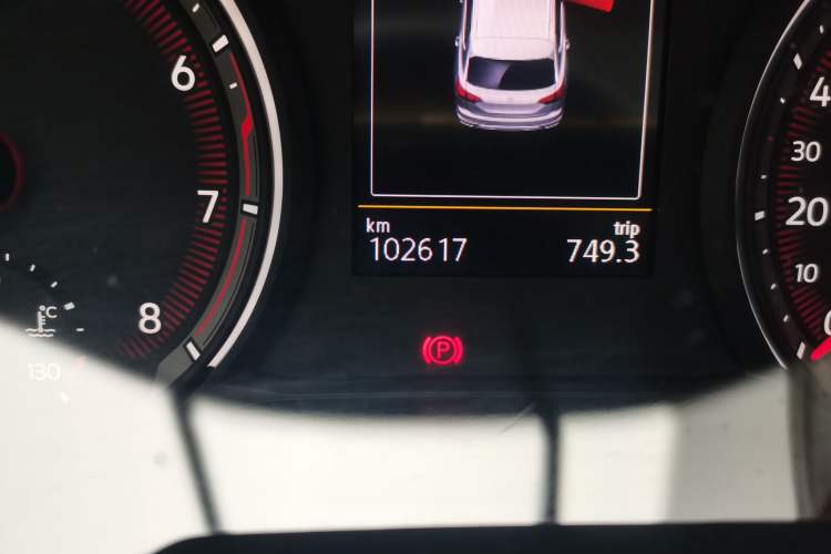 Used Volkswagen Tayron 2019 Teramont Edition 280TSI Two-Wheel Drive Luxury Model China VI Standard Odometer Close Up
