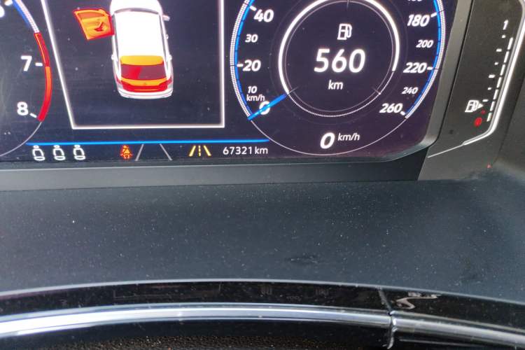 Used Volkswagen Tayron 2019 380TSI Four-Wheel Drive Prestige Model China VI Standard Odometer Close Up