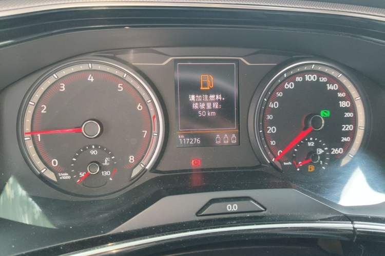 Used Volkswagen Tayron 2019 330TSI Two-Wheel-Drive Luxury Version China V Emission Standard Odometer Close Up