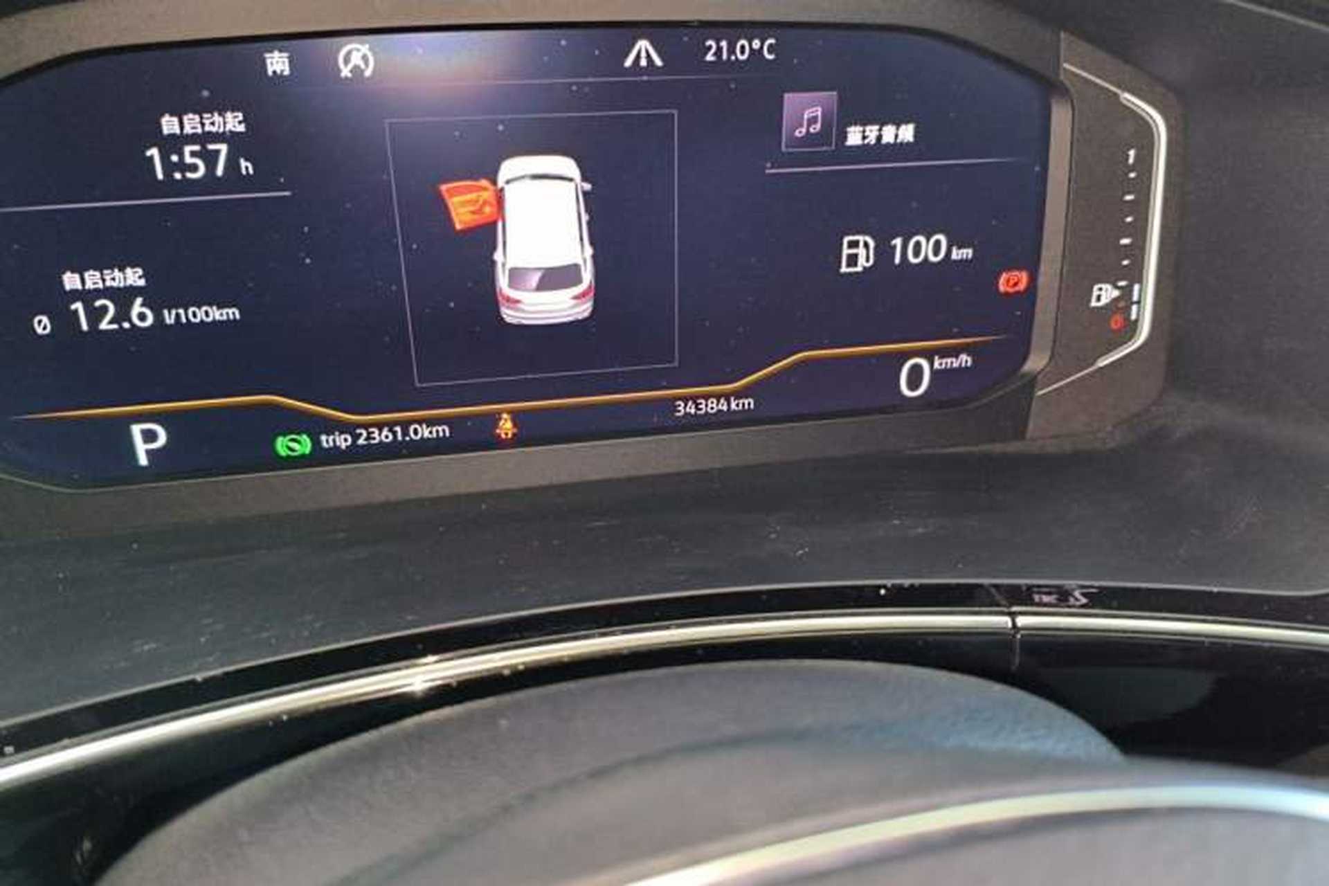 Used Volkswagen Tayron 2019 330TSI Four-Wheel Drive Luxury Version China VI Standard Odometer Close Up