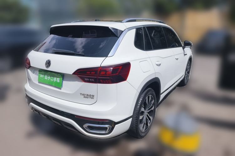 Used Volkswagen Tayron 2019 380TSI All-Wheel Drive R-Line China V-standard Rear Right 45 Deg