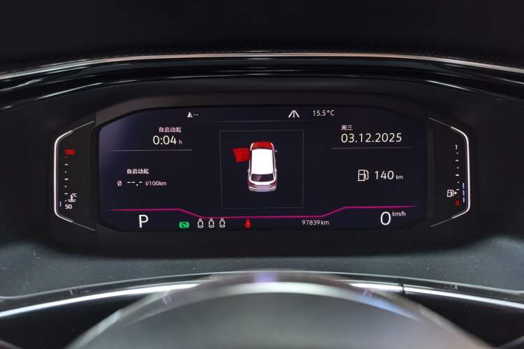 Used Volkswagen Tayron 2019 380TSI Four-Wheel Drive R-Line China VI-standard Instrument Cluster