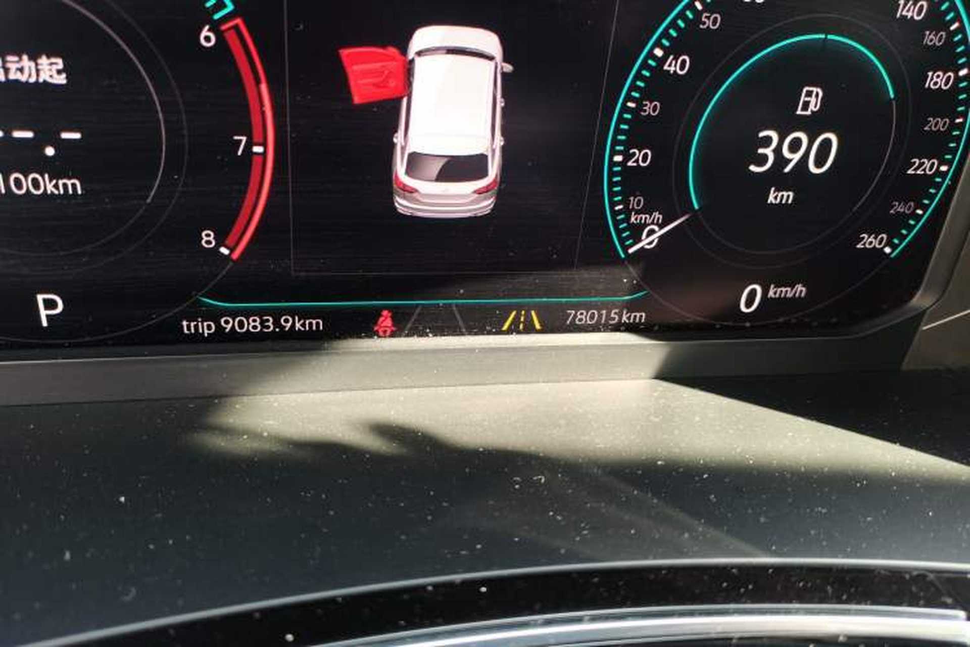 Used Volkswagen Tayron 2019 380TSI Four-Wheel Drive Flagship Version China V Standard Odometer Close Up