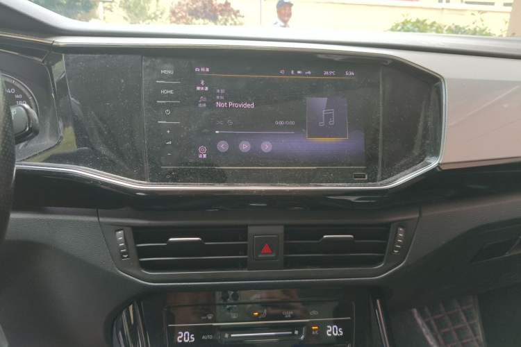 Used Volkswagen Tayron 2020 330TSI Two-Wheel Drive Luxury Smart Connectivity Version Audio And AC Panel