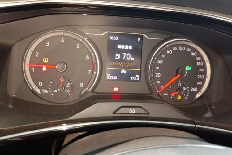 Used Volkswagen Tayron 2020 280TSI Two-Wheel Drive Luxury Connect Edition Instrument Cluster