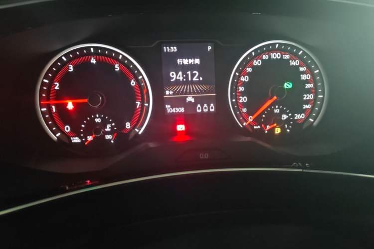 Used Volkswagen Tayron 2020 330TSI Two-Wheel Drive Luxury Smart Connectivity Version Instrument Cluster
