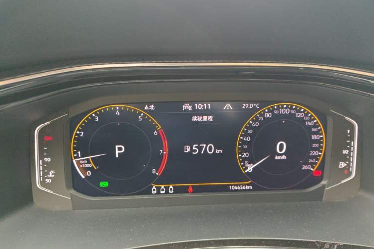 Used Volkswagen Tayron 2020 330TSI Two-Wheel Drive Luxury Connected Pro Edition Instrument Cluster