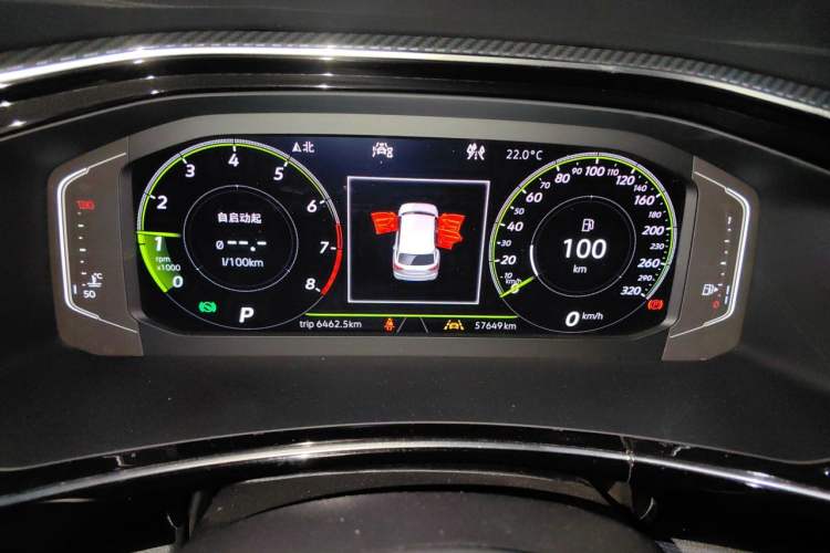 Used Volkswagen Tayron 2020 380TSI Four-Wheel Drive Luxury Connect Pro Edition Instrument Cluster