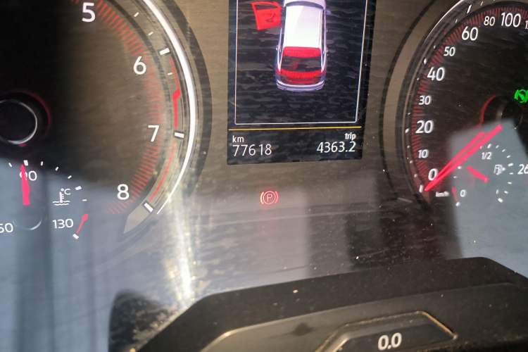 Used Volkswagen Tayron 2020 280TSI Two-Wheel Drive Luxury Connect Edition Odometer Close Up