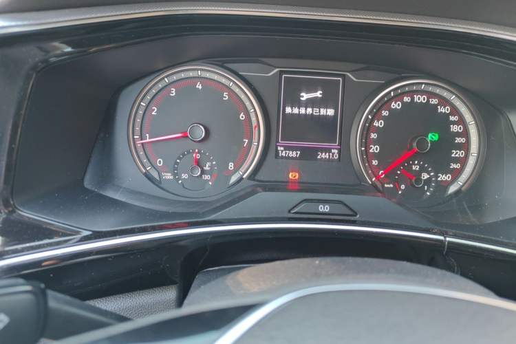 Used Volkswagen Tayron 2020 330TSI Two-Wheel Drive Luxury Smart Connectivity Version Odometer Close Up