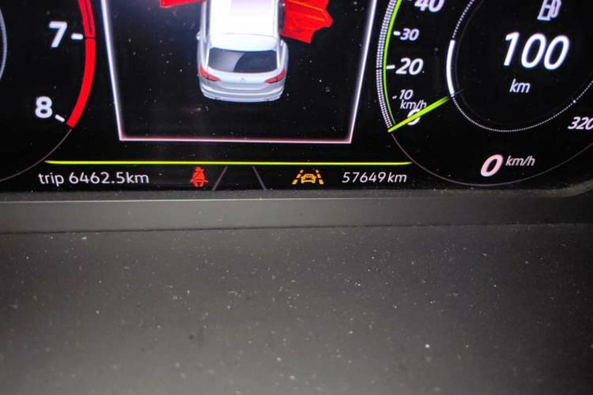 Used Volkswagen Tayron 2020 380TSI Four-Wheel Drive Luxury Connect Pro Edition Odometer Close Up