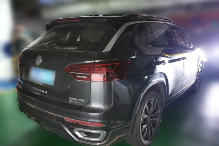 Used Volkswagen Tayron 2020 380TSI All-Wheel Drive R-Line Connected Version Rear Right 45 Deg