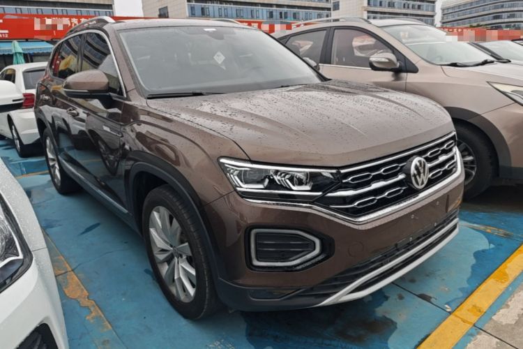 Used Volkswagen Tayron 2020 330TSI Two-Wheel Drive Luxury Connected Pro Edition Front Right 45 Deg
