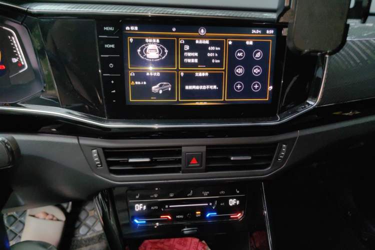 Used Volkswagen Tayron 2020 380TSI All-Wheel Drive R-Line Connected Version Audio And AC Panel