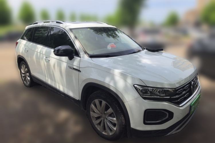 Used Volkswagen Tayron 2020 330TSI Two-Wheel Drive Luxury Connected Pro Edition Front Right 45 Deg