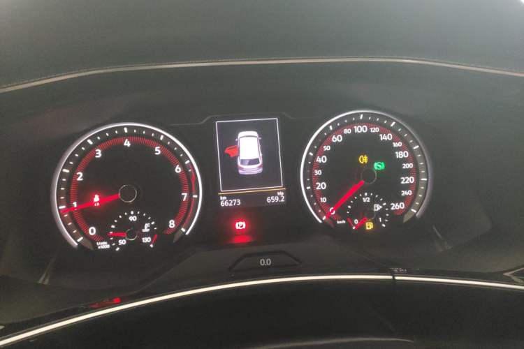 Used Volkswagen Tayron 2020 280TSI Two-Wheel Drive Luxury Connect Edition Instrument Cluster