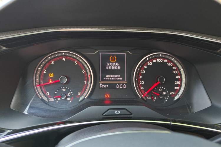Used Volkswagen Tayron 2020 330TSI Two-Wheel Drive Luxury Smart Connectivity Version Instrument Cluster
