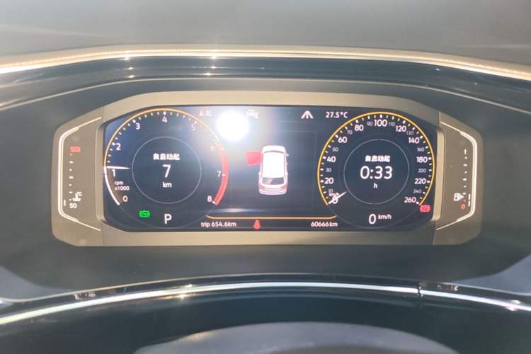 Used Volkswagen Tayron 2020 330TSI Two-Wheel Drive Luxury Smart Connectivity Version Instrument Cluster