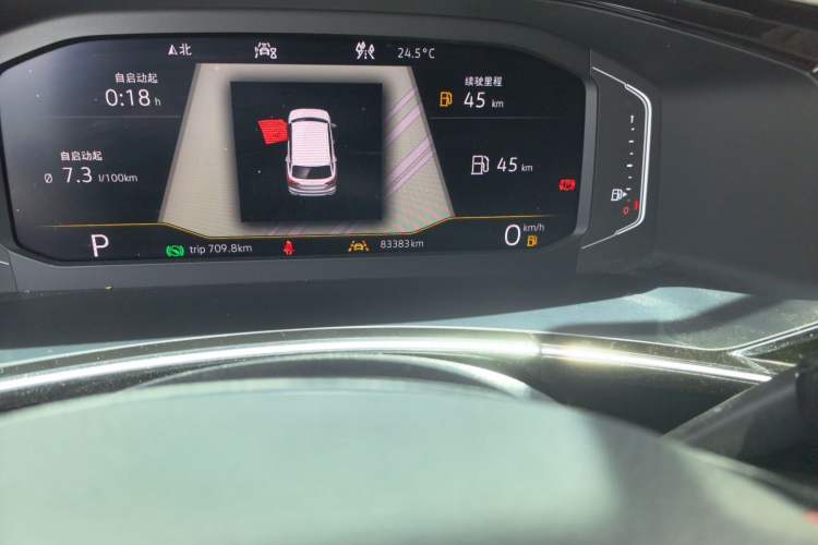 Used Volkswagen Tayron 2020 330TSI Two-Wheel Drive Luxury Connected Pro Edition Odometer Close Up
