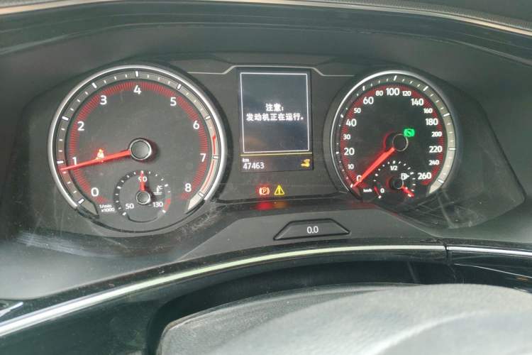Used Volkswagen Tayron 2020 330TSI Two-Wheel Drive Luxury Smart Connectivity Version Odometer Close Up