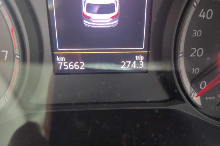 Used Volkswagen Tayron 2020 330TSI Two-Wheel Drive Luxury Smart Connectivity Version Odometer Close Up