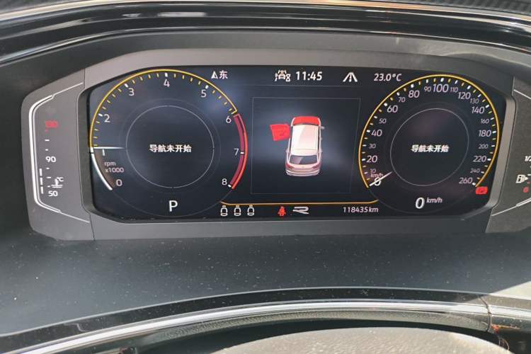 Used Volkswagen Tayron 2020 380TSI All-Wheel Drive R-Line Connected Version Odometer Close Up